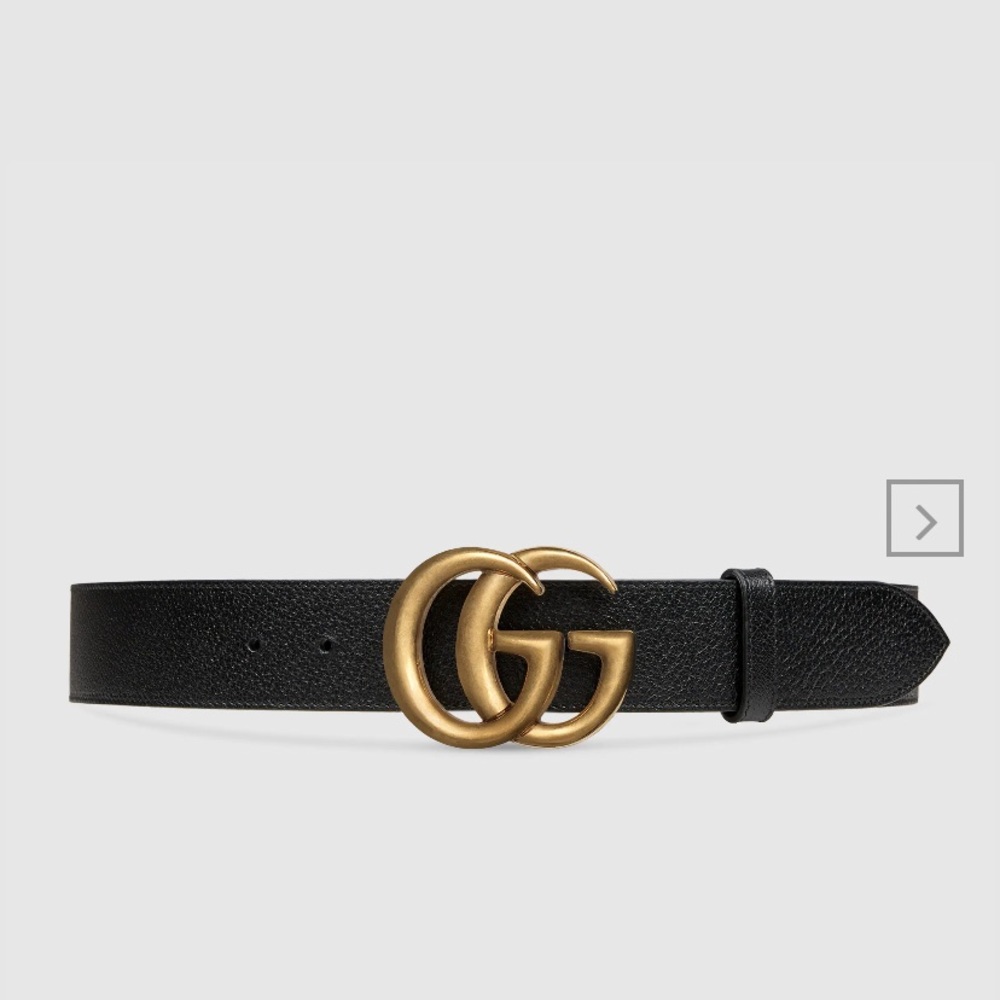 GUCCI “Double G Leather Belt”
